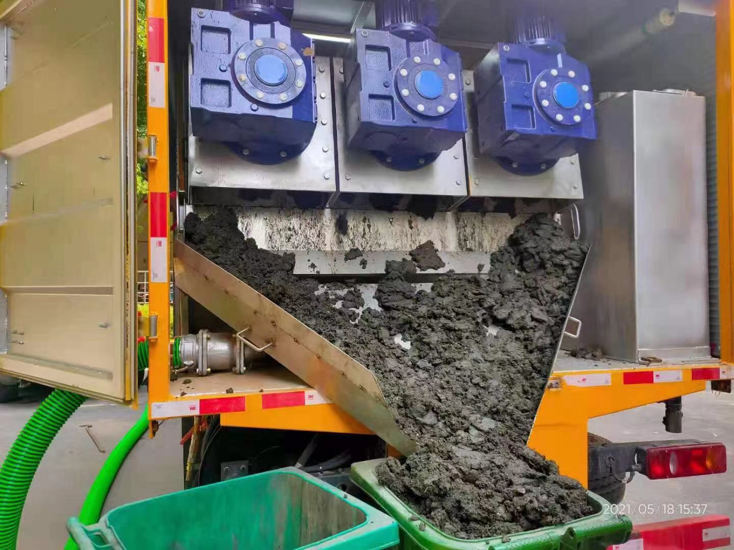 三山化粪池清掏城市维护站-泥浆净化干湿分离处理